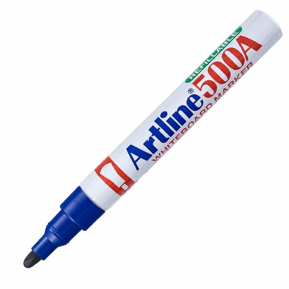 ปากกาไวท์บอร์ด ARTLINE EK-500A หัวกลม 2.0 มม. สีน้ำเงิน_0